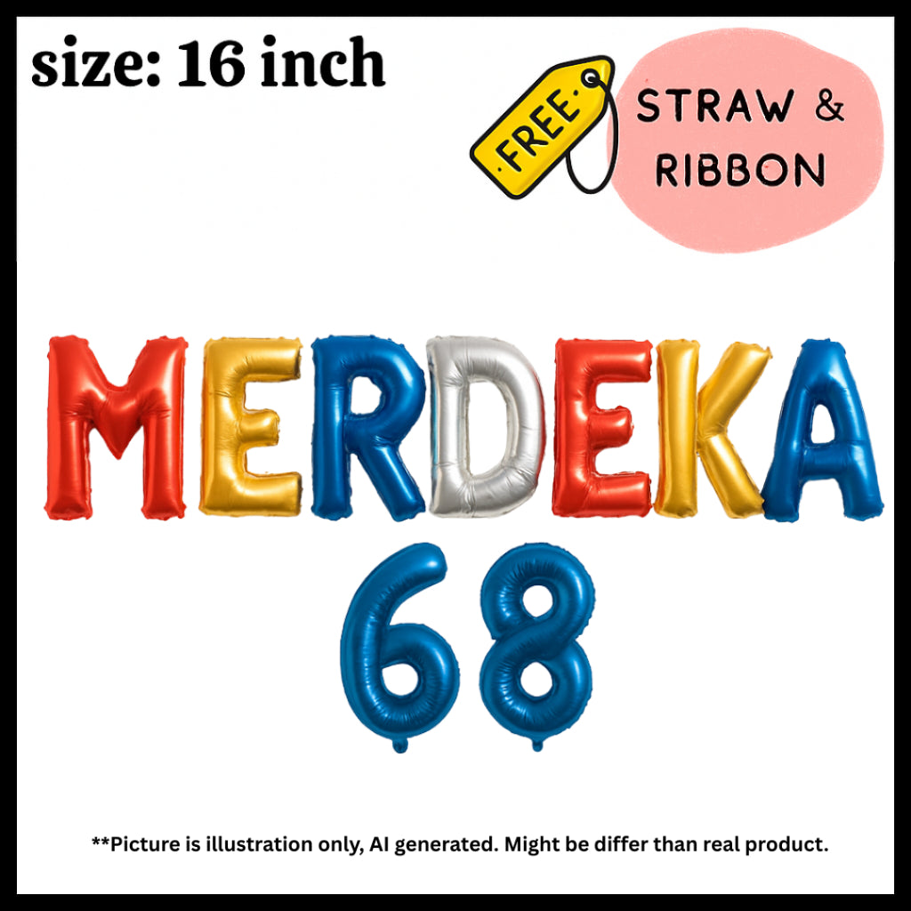 Belon Merdeka Latex & Foil Sets