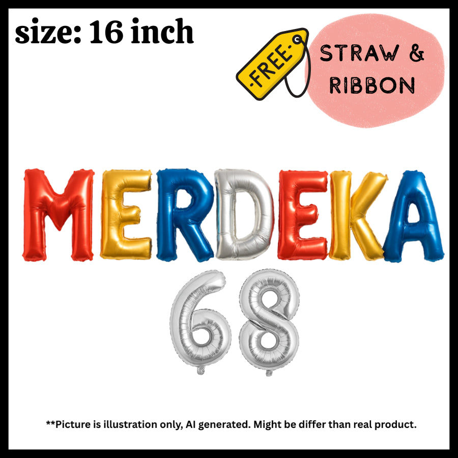 Belon Merdeka Latex & Foil Sets