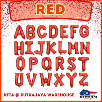 【16 inch】RED ABC & Numbers