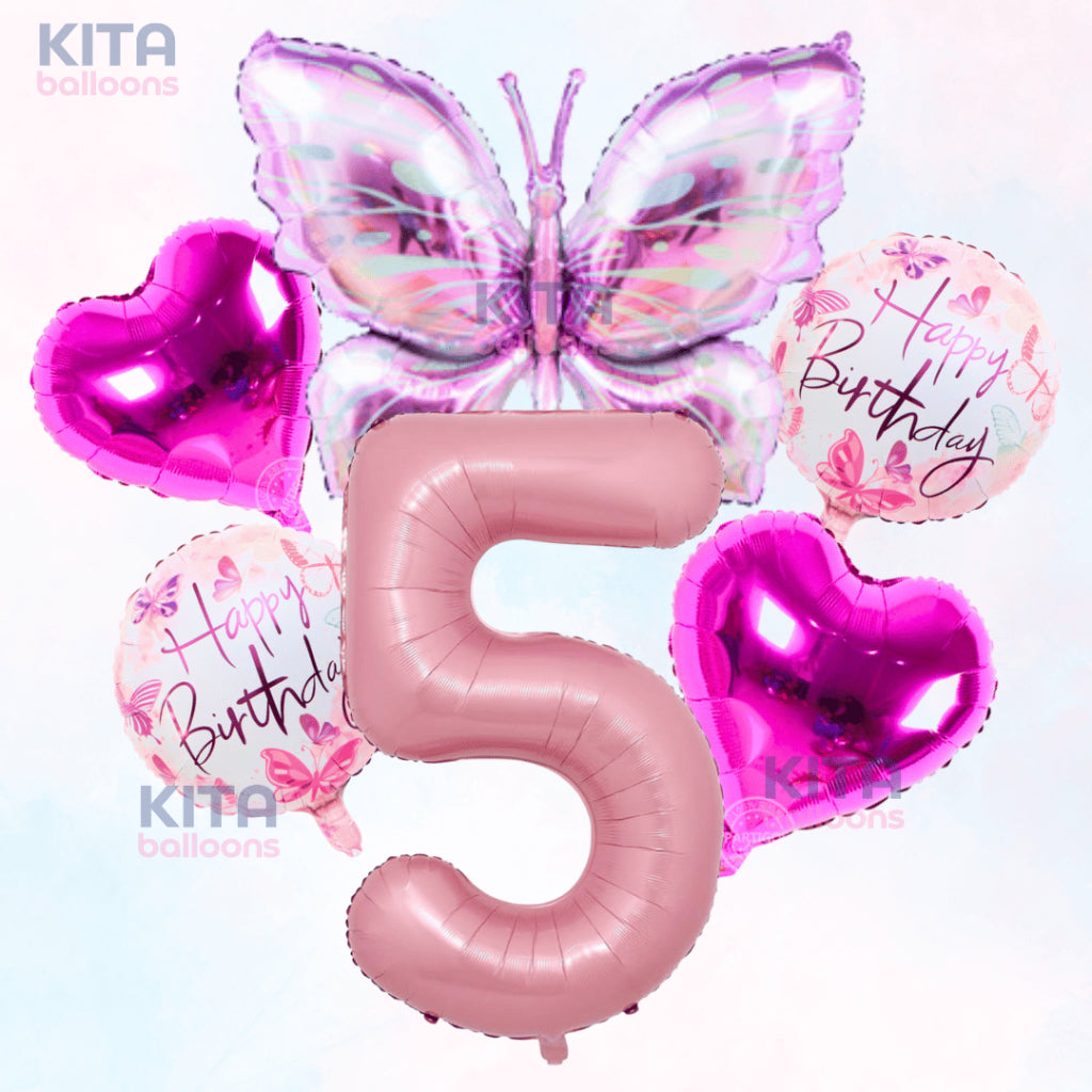 【Set】Butterfly + Number