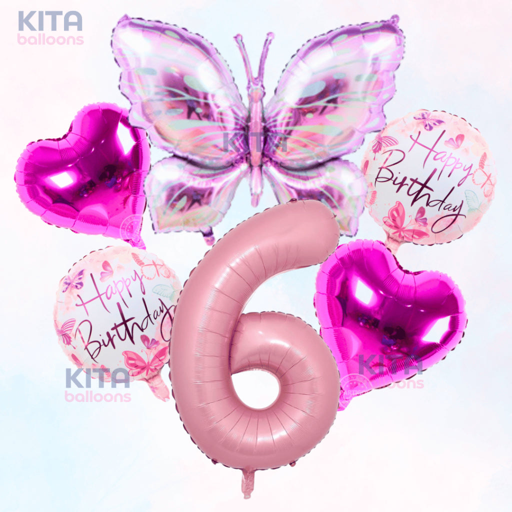 【Set】Butterfly + Number