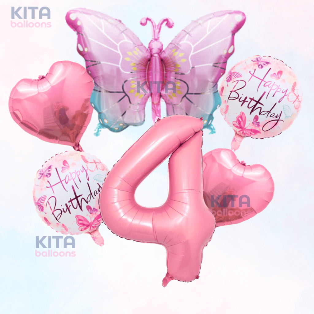 【Set】Butterfly + Number