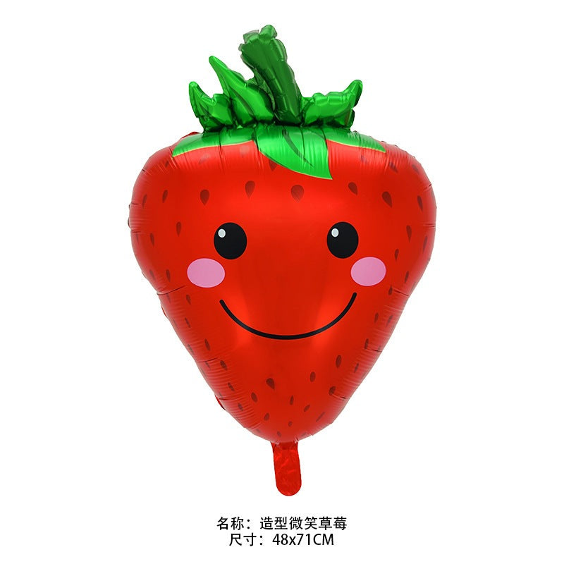 Vegetables Fruit Food Pineapple Foil Balloons Decorations