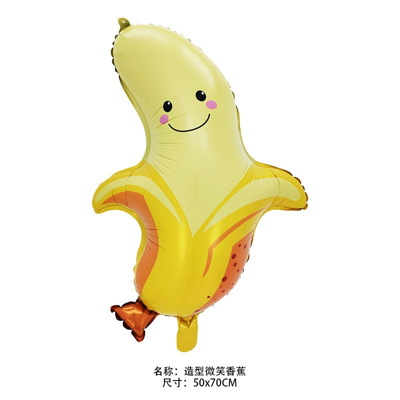 Vegetables Fruit Food Pineapple Foil Balloons Decorations
