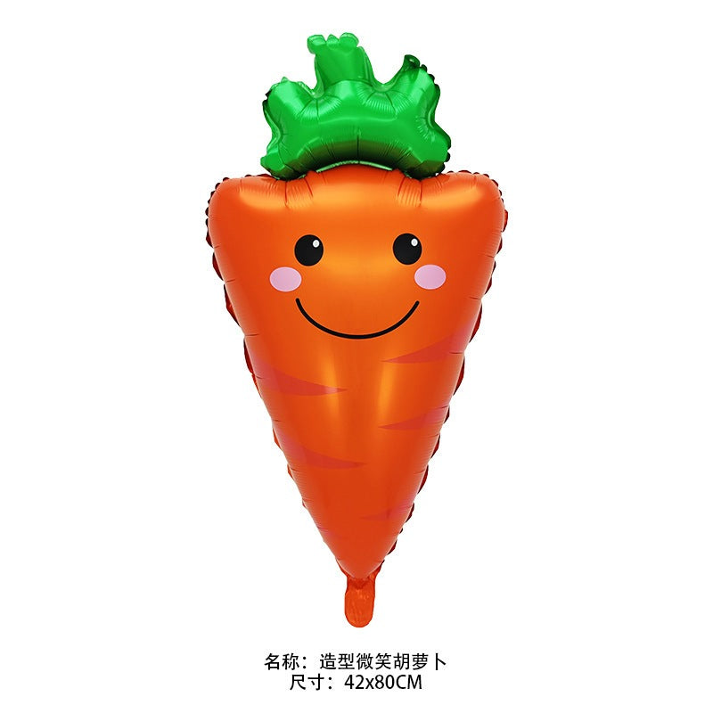 Vegetables Fruit Food Pineapple Foil Balloons Decorations