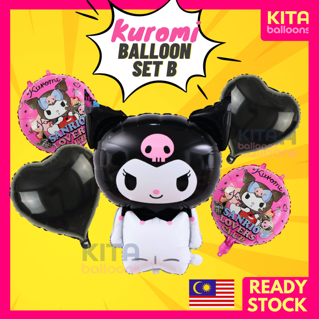 【Set】Kuromi Melody Cinnamorol + Number