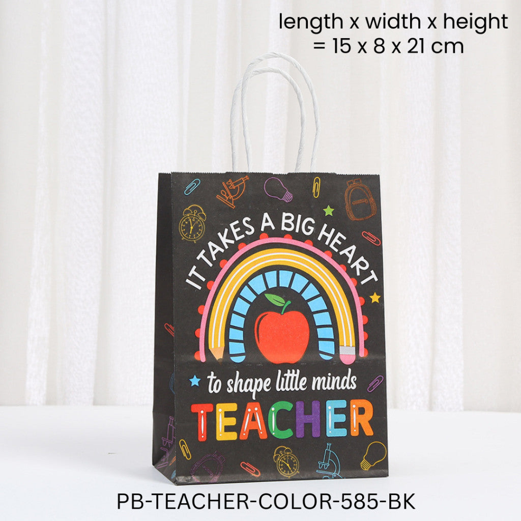 ALL DESIGN Paper Bag White Teacher Day Hari Guru Celebration Goodies Bag
