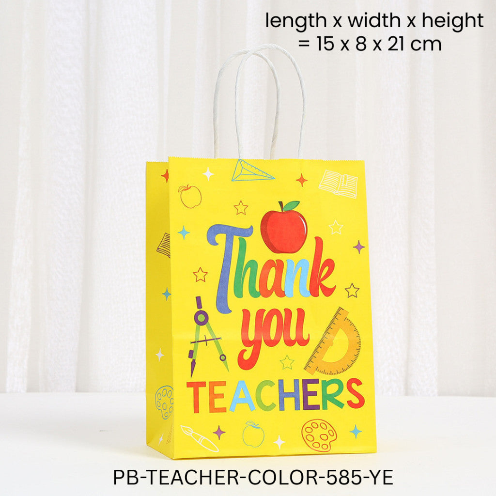 ALL DESIGN Paper Bag White Teacher Day Hari Guru Celebration Goodies Bag