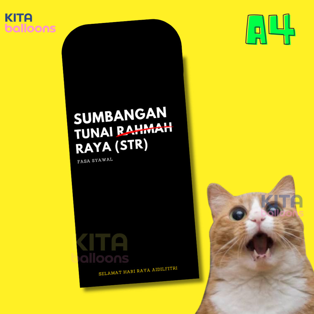 Sampul Raya 5 pcs Sampul Duit Premium Exclusive 2025 Tebal Murah Kartun Lawak Unik Comel