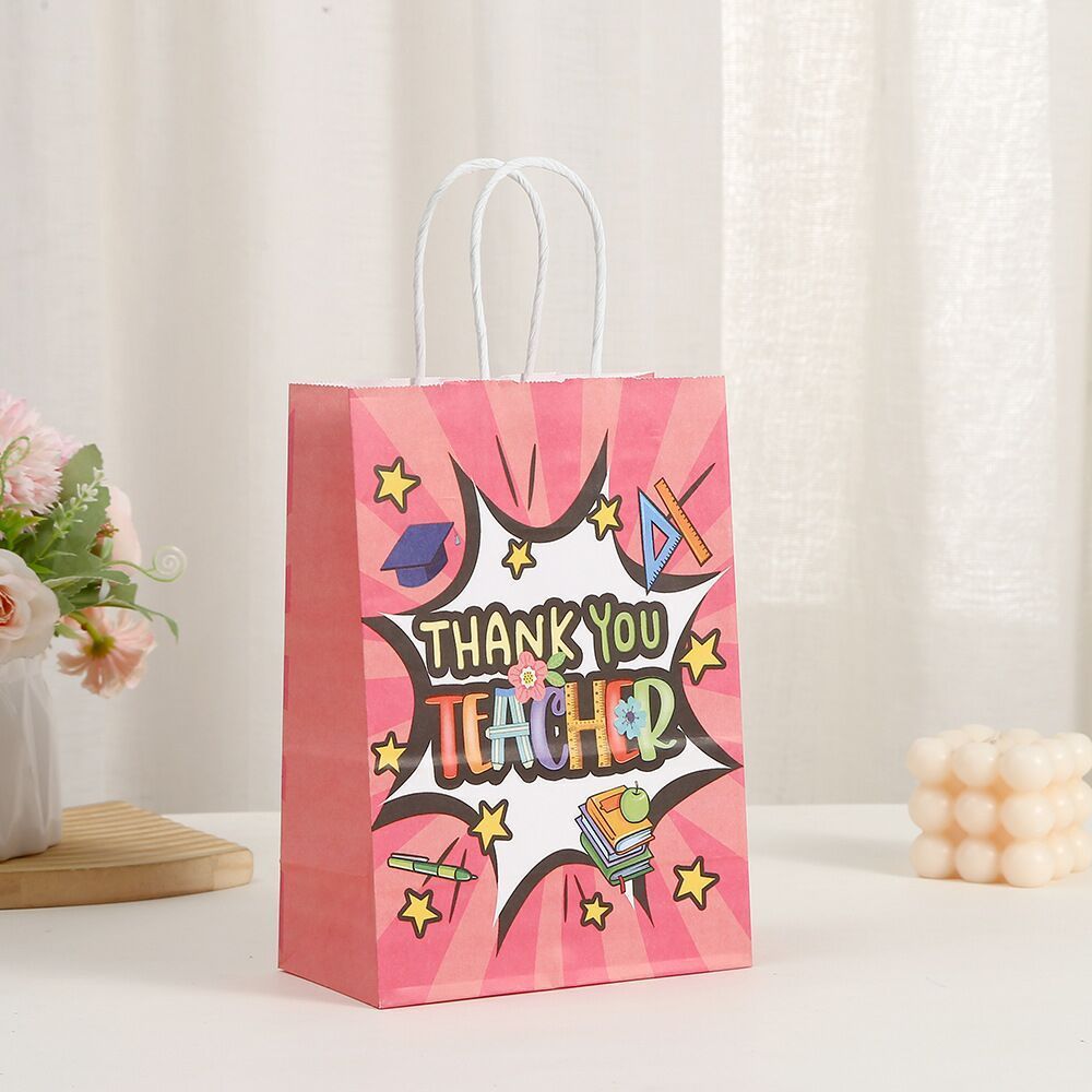 ALL DESIGN Paper Bag White Teacher Day Hari Guru Celebration Goodies Bag