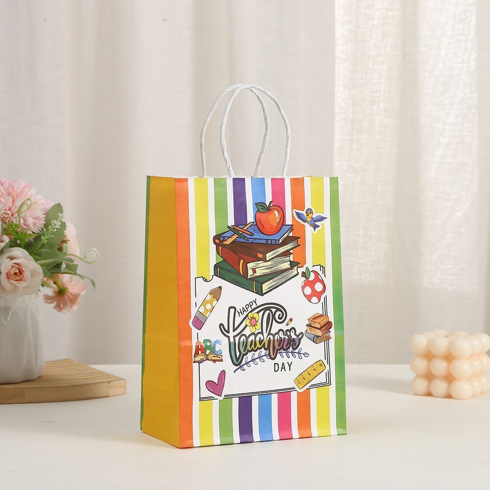 ALL DESIGN Paper Bag White Teacher Day Hari Guru Celebration Goodies Bag
