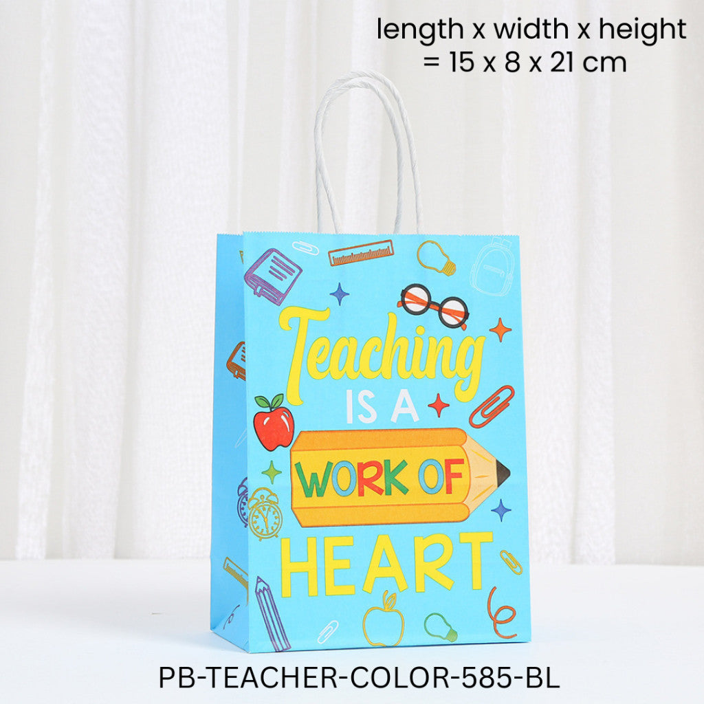 ALL DESIGN Paper Bag White Teacher Day Hari Guru Celebration Goodies Bag