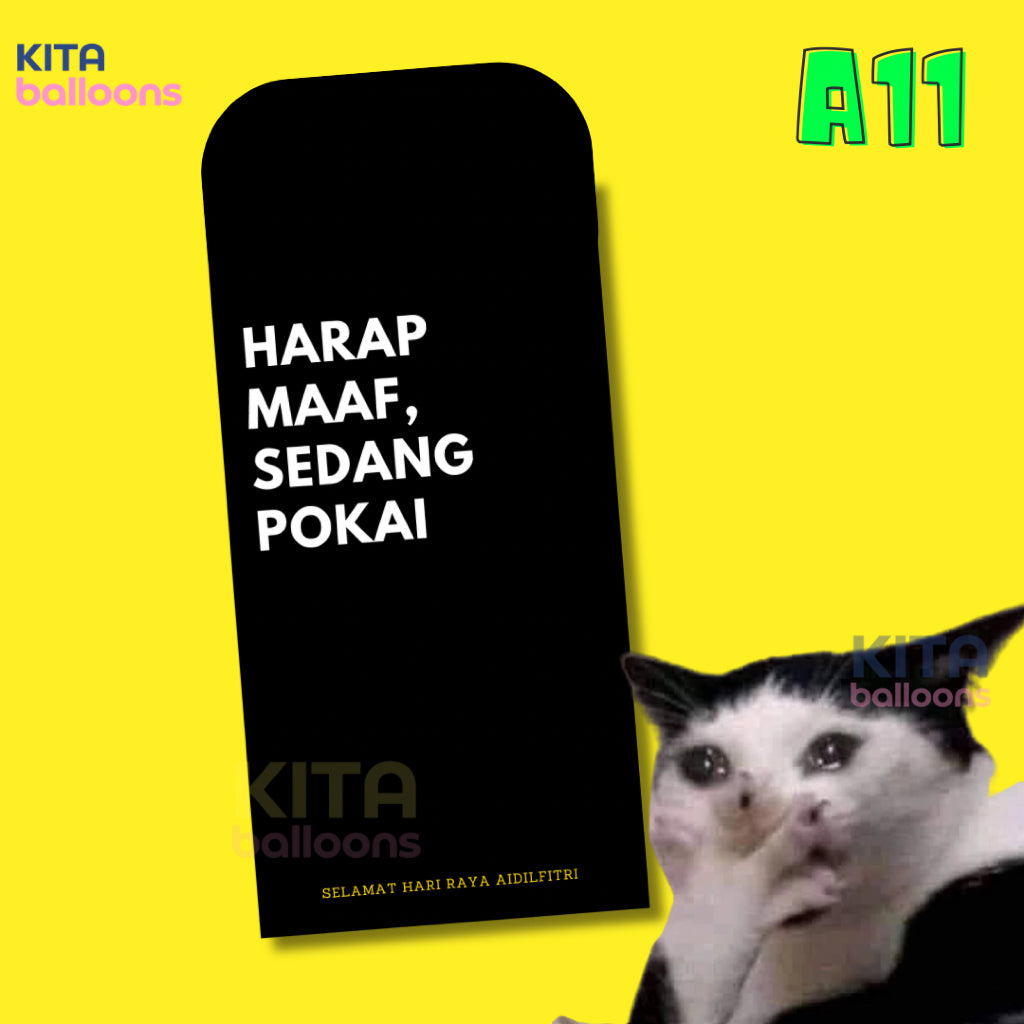 Sampul Raya 5 pcs Sampul Duit Premium Exclusive 2025 Tebal Murah Kartun Lawak Unik Comel