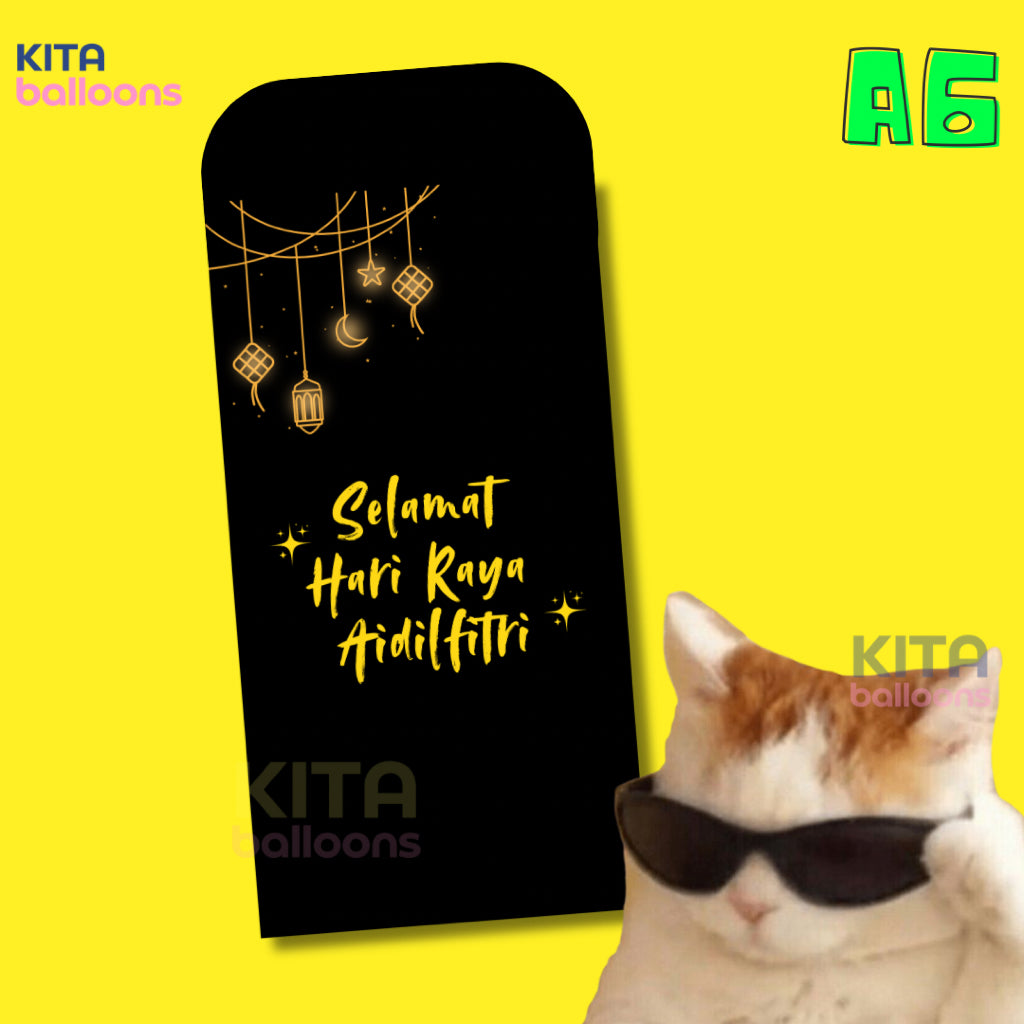 Sampul Raya 5 pcs Sampul Duit Premium Exclusive 2025 Tebal Murah Kartun Lawak Unik Comel