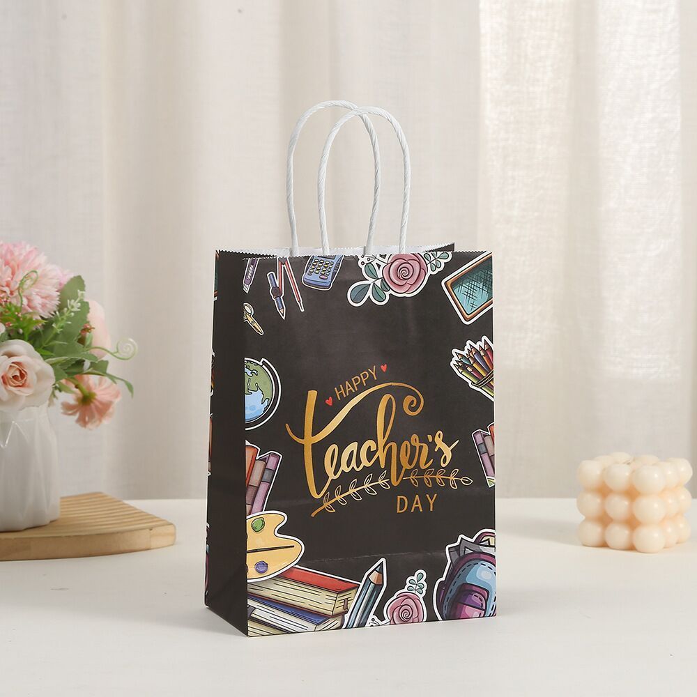 ALL DESIGN Paper Bag White Teacher Day Hari Guru Celebration Goodies Bag
