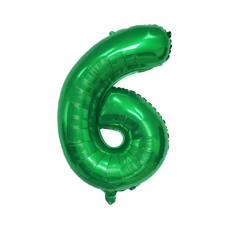 【16 inch】GREEN ABC & Numbers