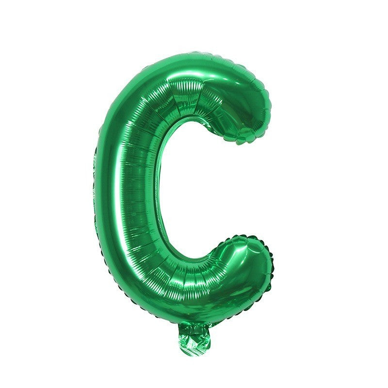 【16 inch】GREEN ABC & Numbers