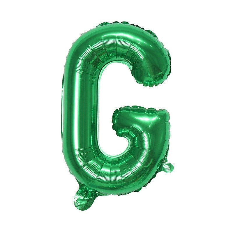 【16 inch】GREEN ABC & Numbers