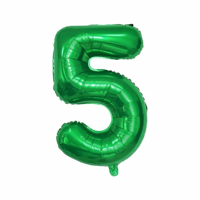 【16 inch】GREEN ABC & Numbers