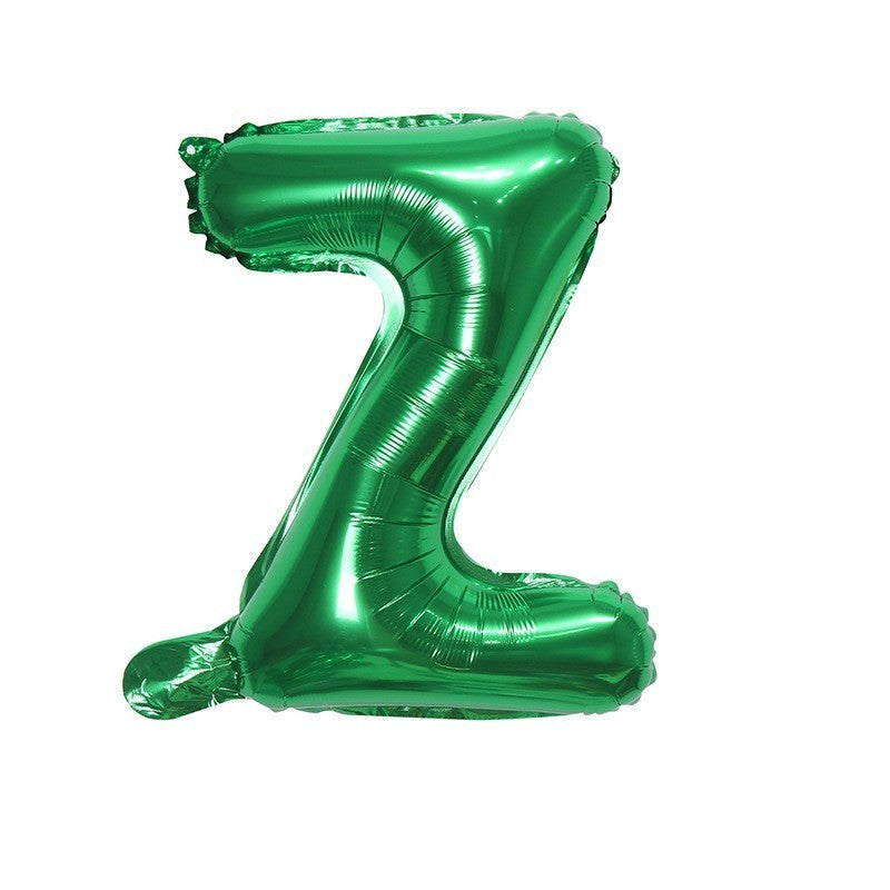 【16 inch】GREEN ABC & Numbers