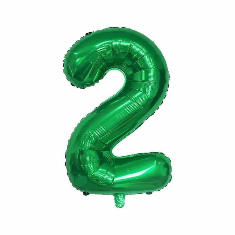 【16 inch】GREEN ABC & Numbers