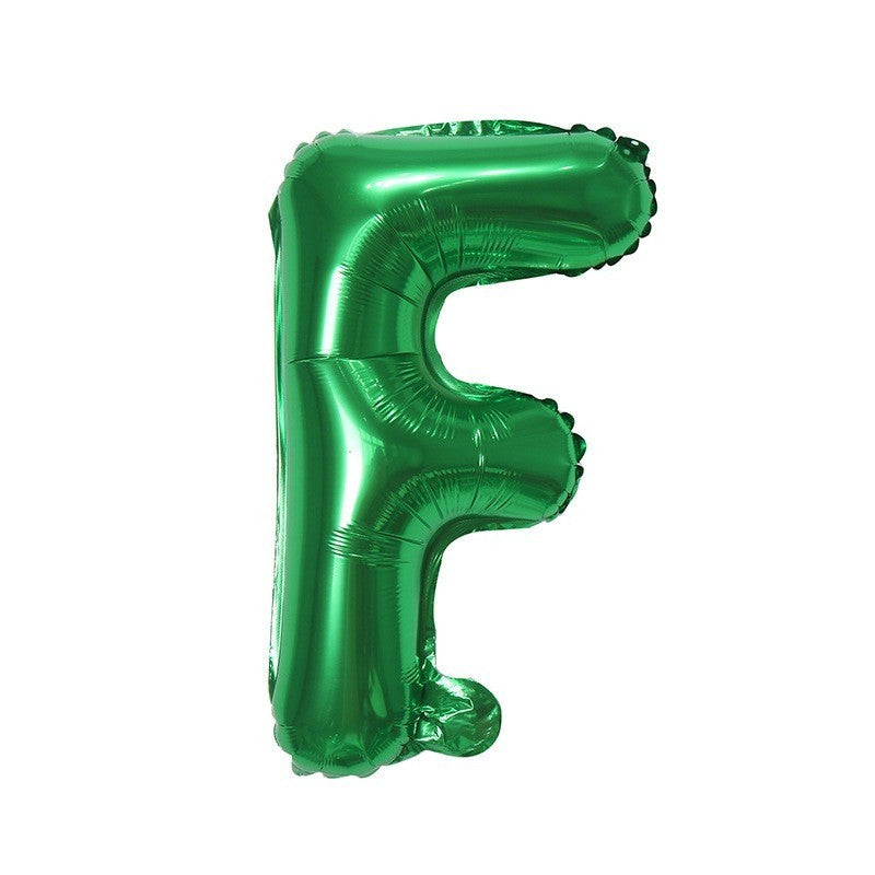 【16 inch】GREEN ABC & Numbers
