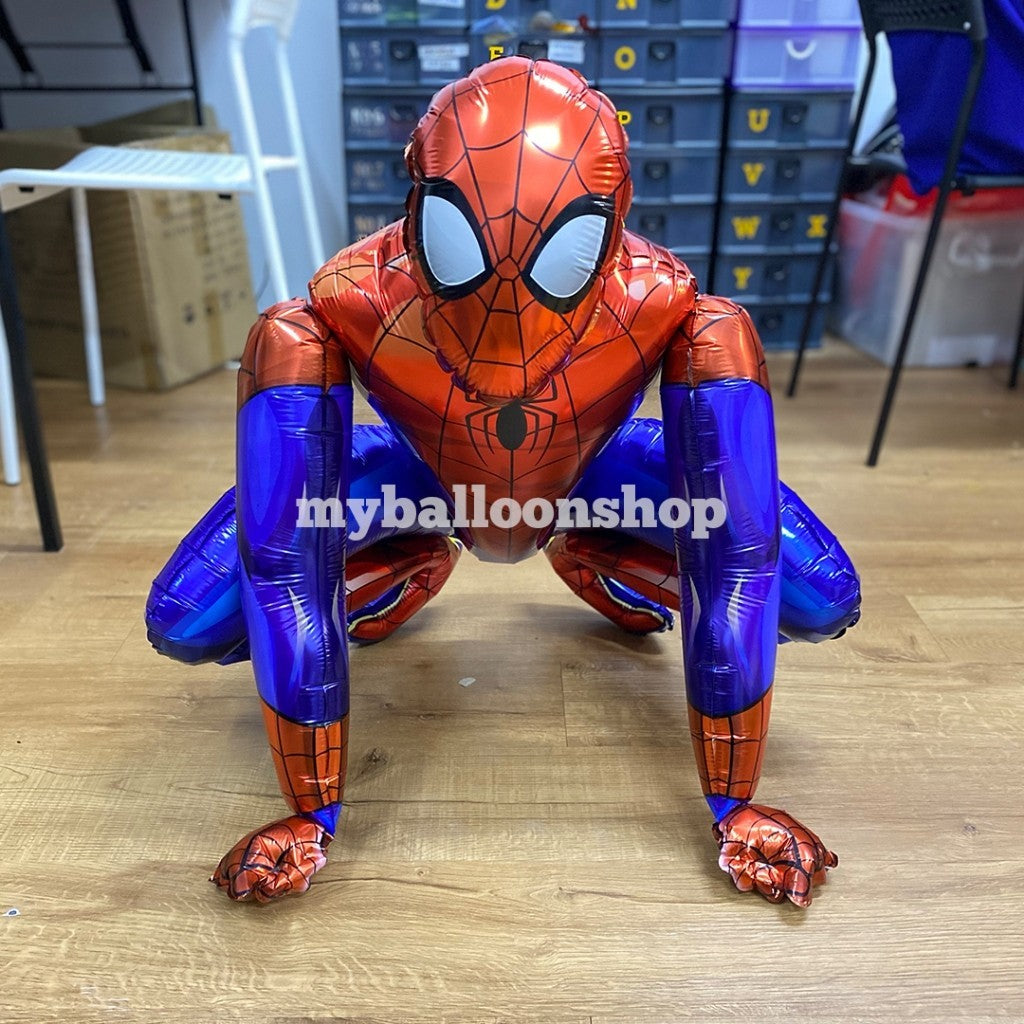 3D Spiderman Theme Foil Balloon Birthday Party Boy decoration toy