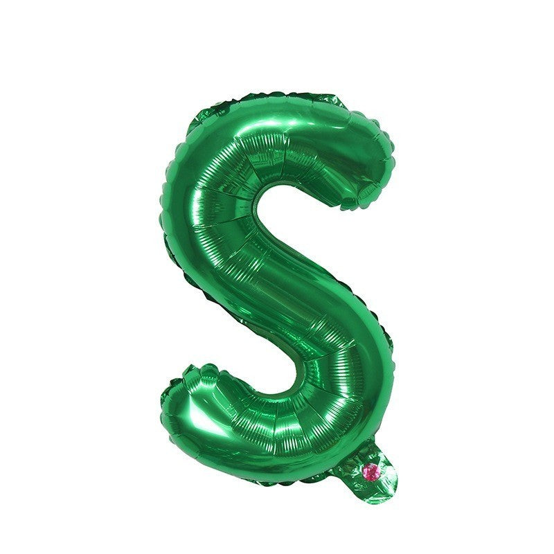 【16 inch】GREEN ABC & Numbers