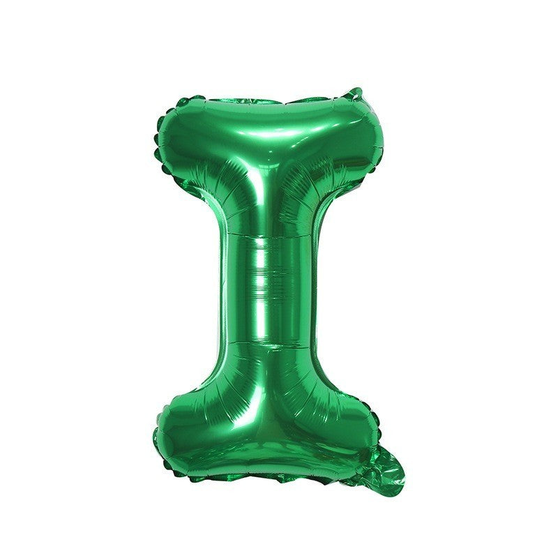 【16 inch】GREEN ABC & Numbers
