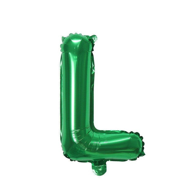 【16 inch】GREEN ABC & Numbers