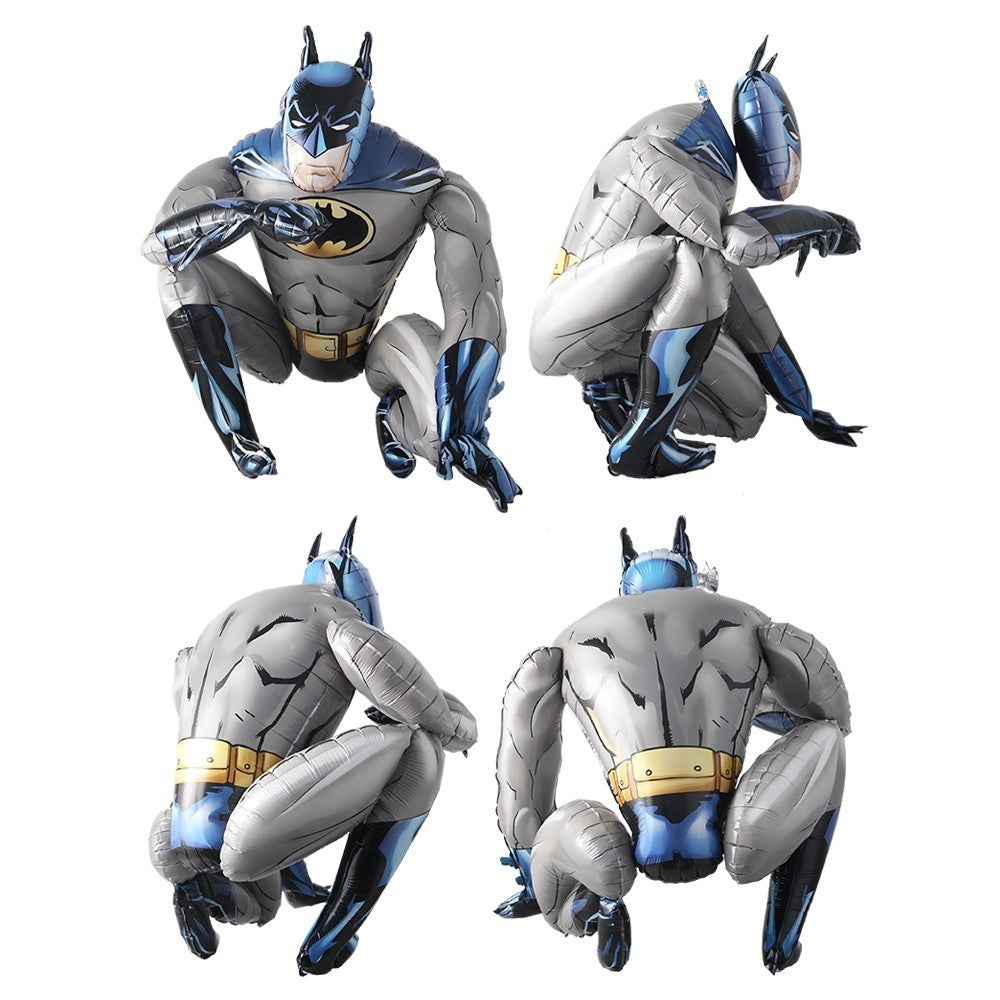 3D Spiderman Theme Foil Balloon Birthday Party Boy decoration toy