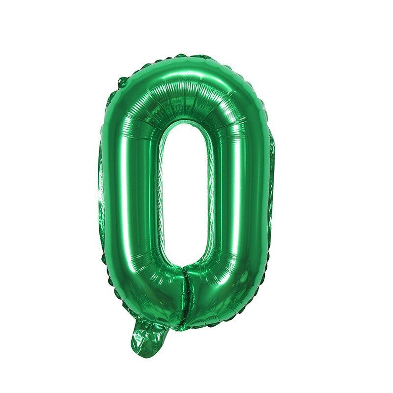 【16 inch】GREEN ABC & Numbers