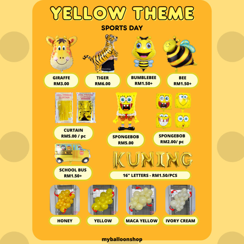 Belon Rumah Sukan - Kuning