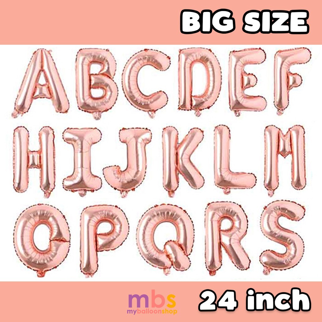 Clearance ![ 32 inch ] - Rose Gold Alphabet