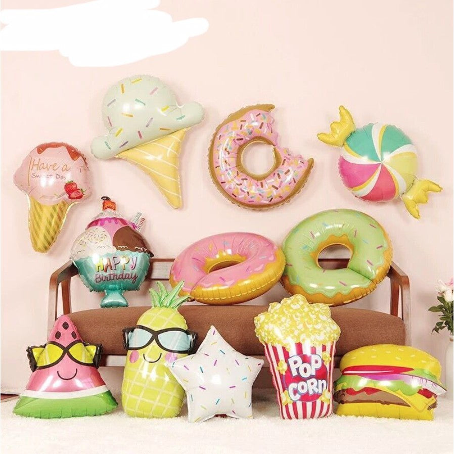 Vegetables Fruit Food Pineapple Foil Balloons Decorations
