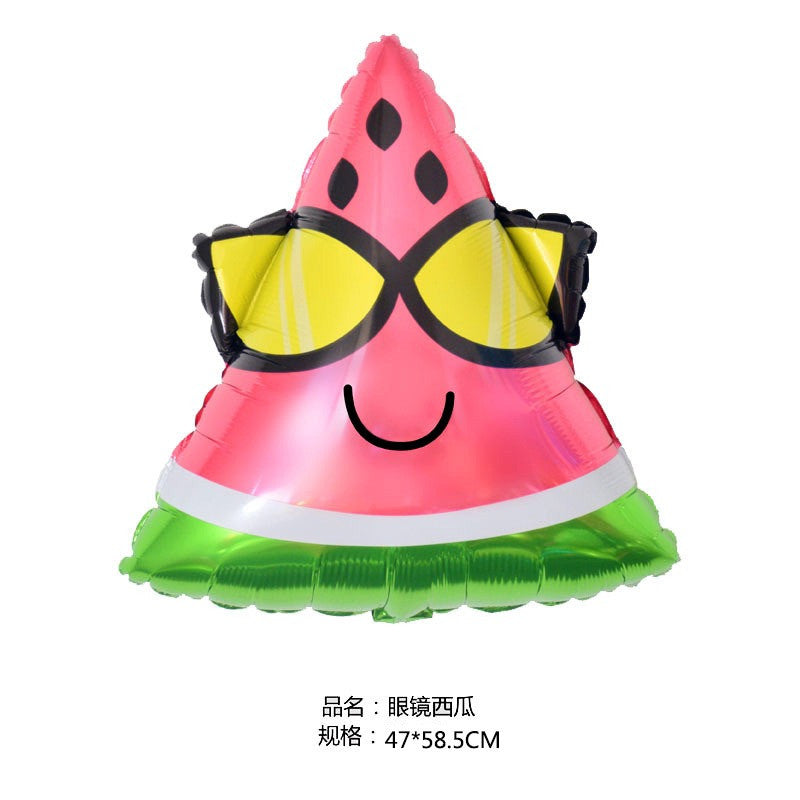 Vegetables Fruit Food Pineapple Foil Balloons Decorations
