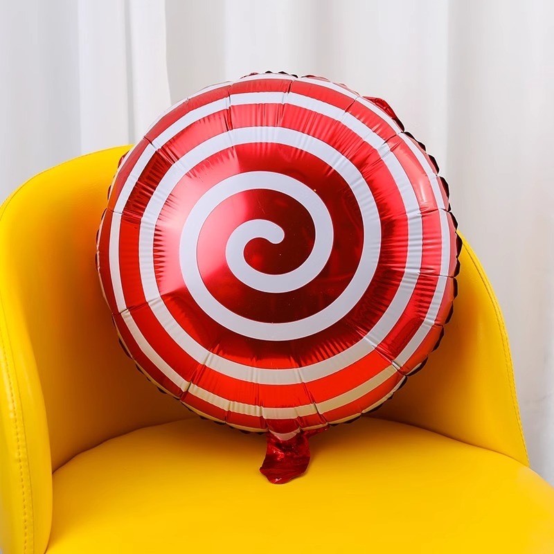 Christmas Theme Foil Balloons Decoration Green Red New Year