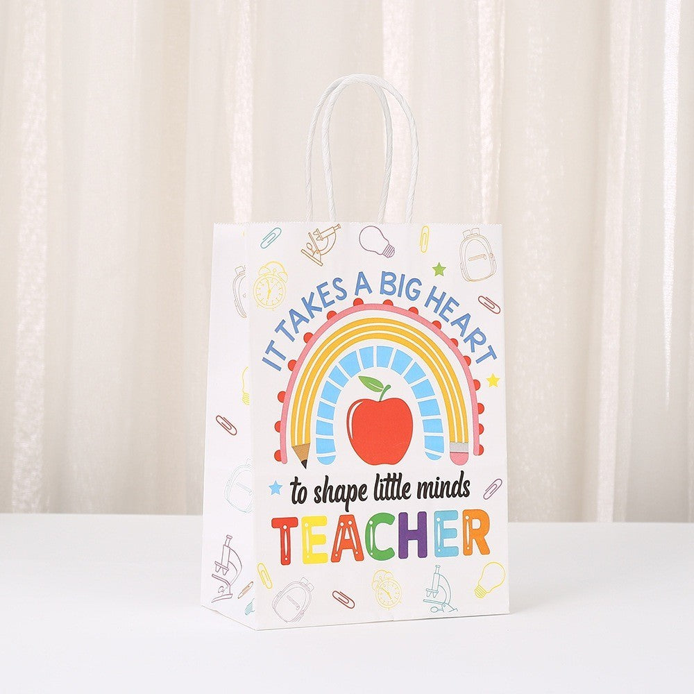 ALL DESIGN Paper Bag White Teacher Day Hari Guru Celebration Goodies Bag