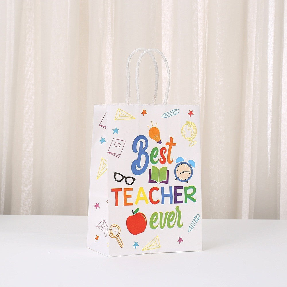 ALL DESIGN Paper Bag White Teacher Day Hari Guru Celebration Goodies Bag