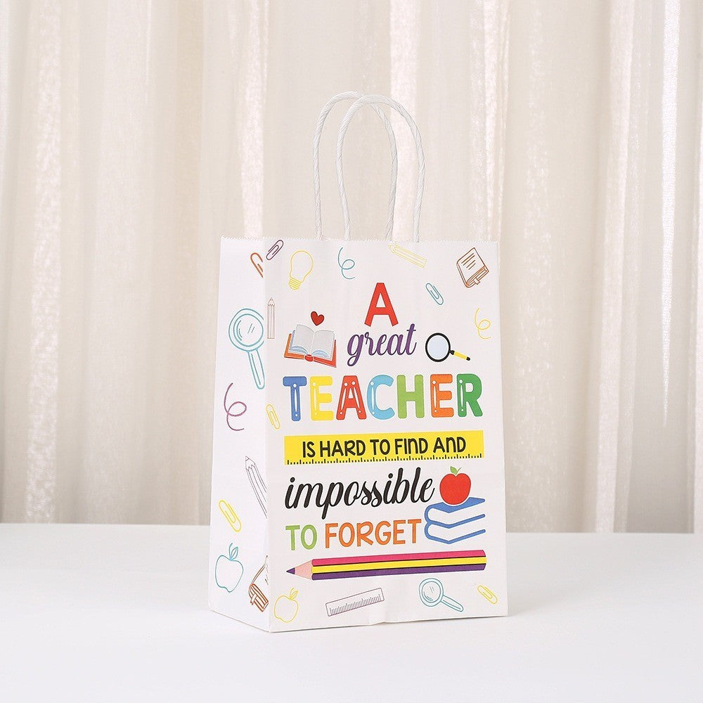 ALL DESIGN Paper Bag White Teacher Day Hari Guru Celebration Goodies Bag