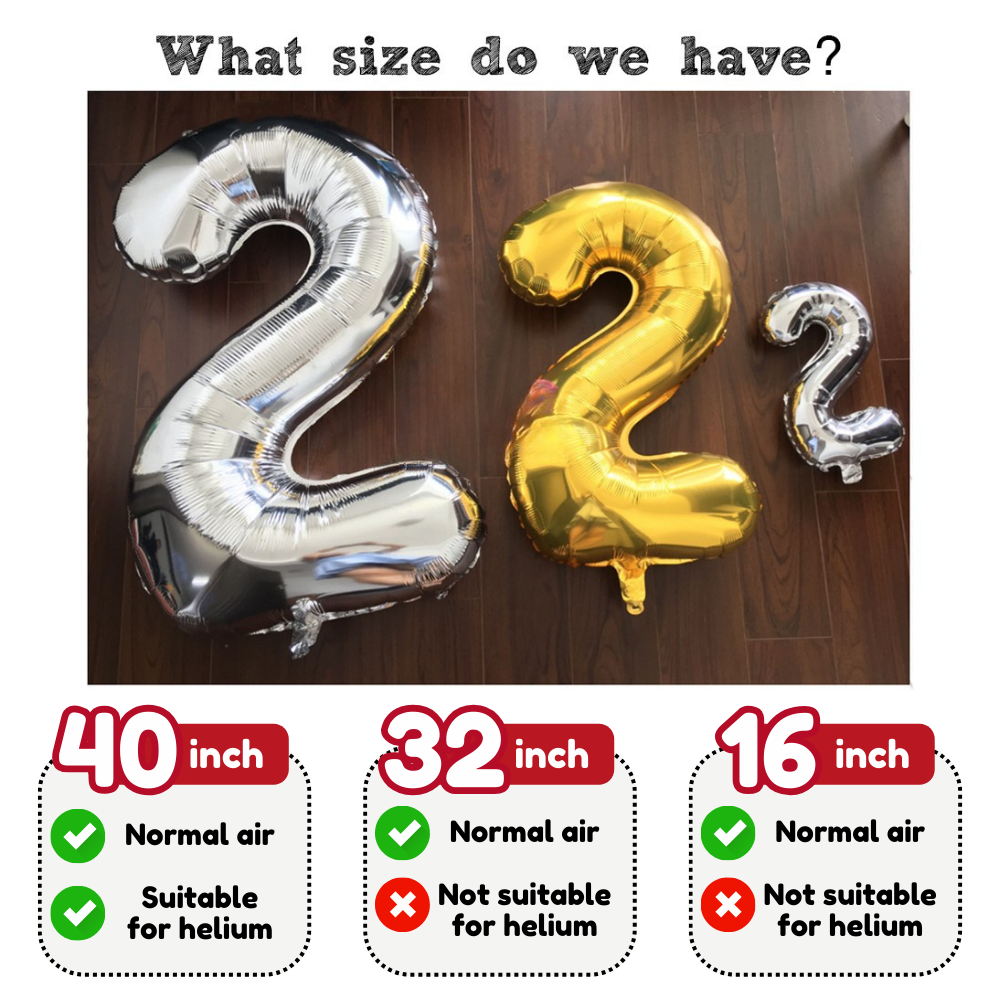 【32 inch】Numbers All Colors