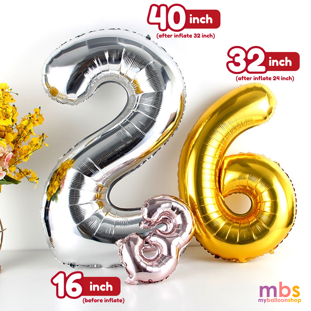 【32 inch】Numbers All Colors